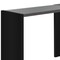 Homeroots 30 in. Black Particle BoardGrey Top & Clear Tempered Glass Computer Desk 333529 - alternate 3